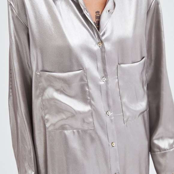ZARA metallic colored shirt - Picture 5 of 8